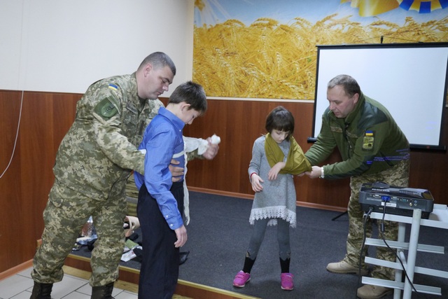 Зустріч в школі для особливих дітей у Харкові